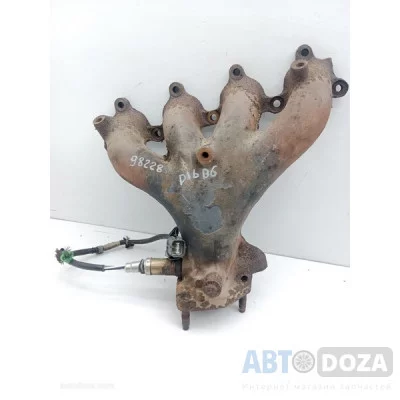 Коллектор выпускной Honda D16B6/1.6 (инжектор) б/у