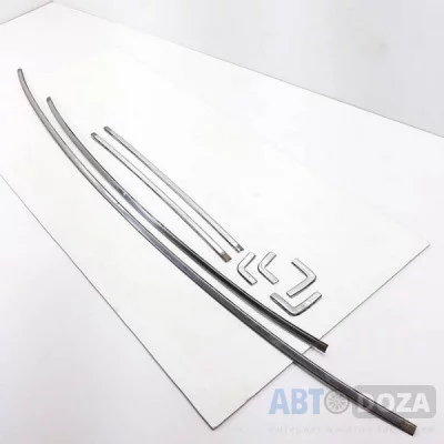 Молдинг заднего стекла Mazda 323 BF седан (к-кт из 8 шт.) хром б/у