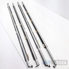 Молдинг стекла двери Mazda 323 BF/BW (к-кт 4 шт "бархатка") б/у