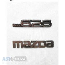 Шыльдик крышки багажника Mazda 626 GD седан (к-кт 2шт.) б/у