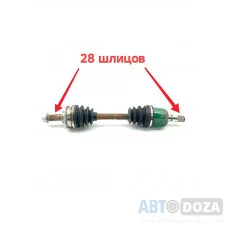 Піввісь ліва Mazda 626 GE KL 2.5 V6 (28x28 шліців) в зборі б/в 