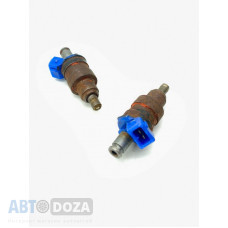 Топливная форсунка DENSO Mazda (код 195500-1280 синего цвета) б/у с гарантией на установку