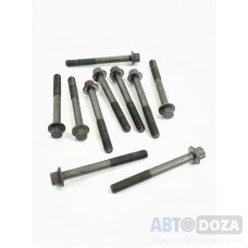 Болты крепления ГБЦ оригинал (OEM) на Mazda 323 (BF, BW), годы выпуска 1985-1994, для двигателя PN объемом 1.7 Diesel.