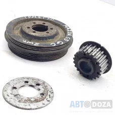 Шків колінвалу Mazda 626 GC/GD ( під ГУР із шестернею ГРМ) б/у