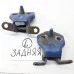 Петли дверные Mazda 626 GC (задние левые) пара б/у