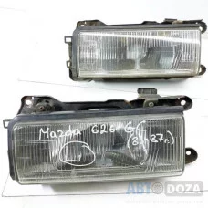 Фары Mazda 626 GC (пара в сборе) есть корозия на отражателе б/у Фары Mazda 626 GC (пара в сборе) есть корозия на отражателе б/у