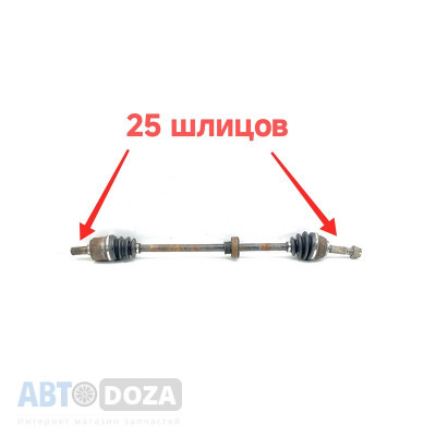 Полуось ліва в зборі 4G15 для Mitsubishi Lancer, Colt, Mirage (1991-2002)