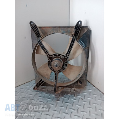 Вентилятор радиатора с диффузором Mitsubishi для Lancer C62, двигатель 4G15 1.5 12V (б/у)