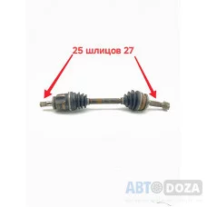 Ліва піввісь Nissan Prairie M10 (CA20 2.0) 25/27 шліців б/в 