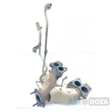 Коллектор выпускной Primera P10 GA16/1.6 (карбюратор) б/у