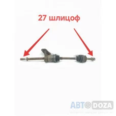  Полуось правая в сборе со ШРУСом на Nissan Prairie M11 двигатель KAE24/2.4 (27 шл.)