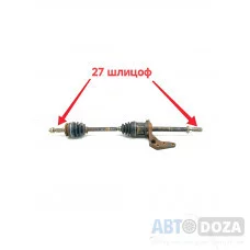 Полуось Nissan Bluebird U12 CA18/1.8 (R в сборе 27 шл.кпп 27шл.ступ.) б/у