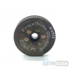 Шкив коленвала Nissan CA18/1.8 CA20/2.0 (клиновидный) б/у Шкив коленвала Nissan CA18/1.8 CA20/2.0 (клиновидный) б/у