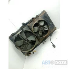 Радиатор Toyota E80 3A/1.5 (охл. двиг. АКПП в сборе с вентеляторами) б/у