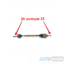 Піввісь права Toyota Corolla E100 E110 2E 4A 5A (26x23 шліци) в зборі б/в