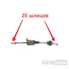  Полуось правая в сборе с ШРУСом на Toyota Camry SV21 для двигателя 3S-FE/2.0 под МКПП