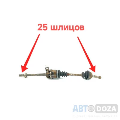 Полуось права в зборі з ШРУСом для Toyota Camry SV21, двигун 3S-FE/2.0, під МКПП