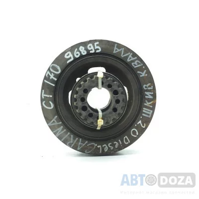 Шкив коленвала Toyota 1C/1.8 (Diesel с шестерней ГРМ) б/у